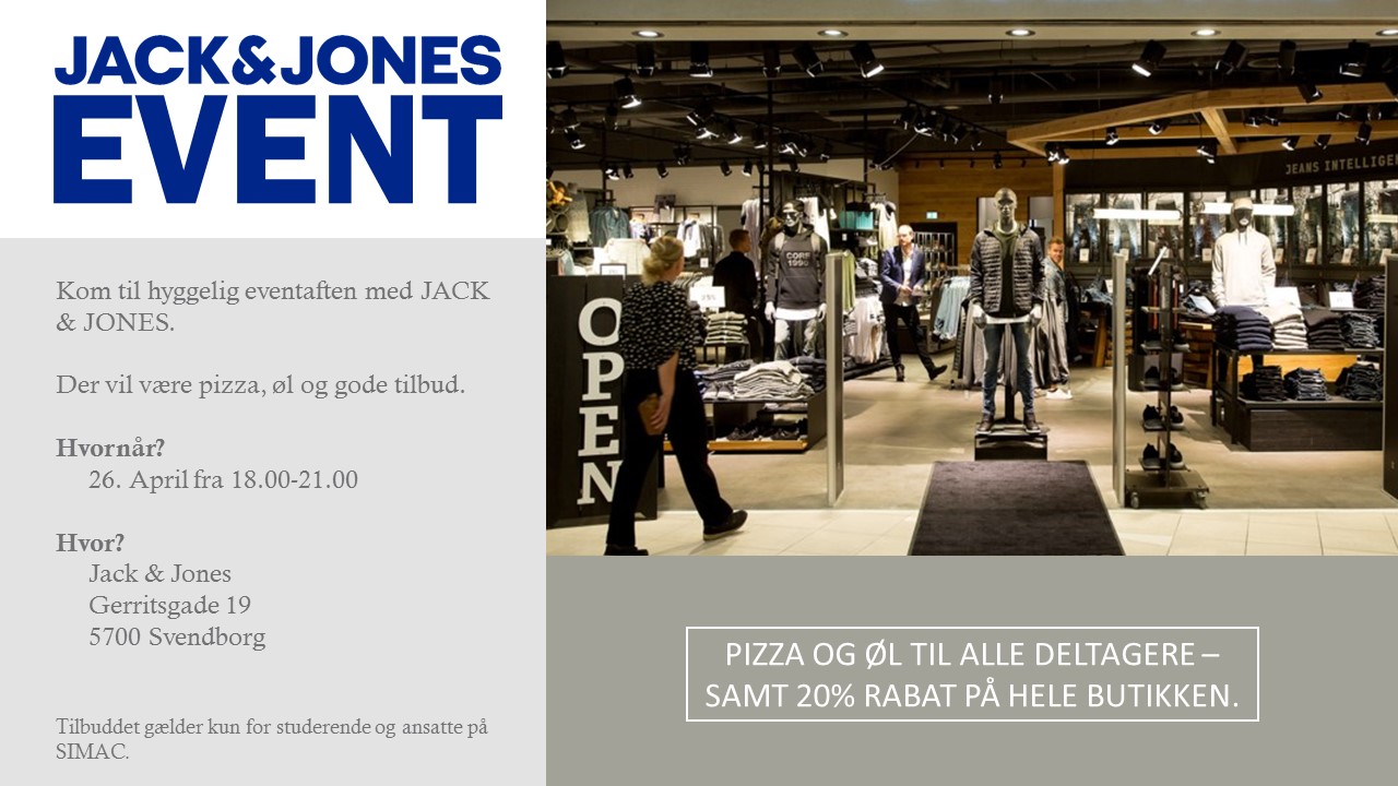 Kom til Jack & Jones-eventaften